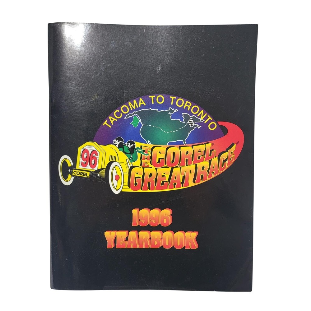Corel Great Race 1996 Yearbook Tacoma to‎ Toronto Vintage Car Rally Program